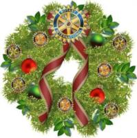 Rotary Christmas wreath